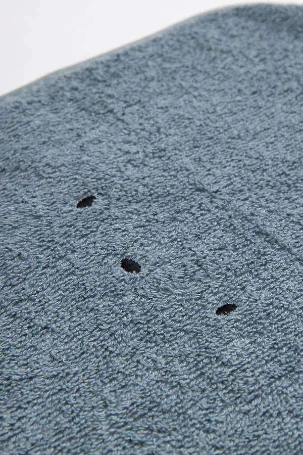 Babero XL de rizo - AZUL 07 - Imagen 2