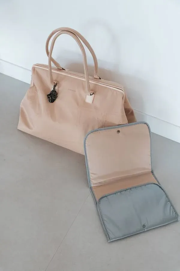 Bolsa de viaje de tela - Rosa nude 47 - Imagen 2