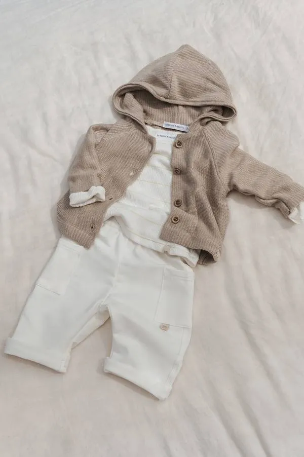 Pantalones con bolsillos laterales para niños - JEANS WHITE 811 - Imagen 3