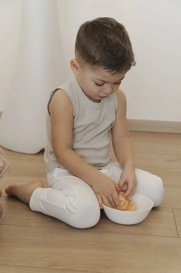 Pantalones con bolsillos laterales para niños - JEANS WHITE 811 - Imagen 4