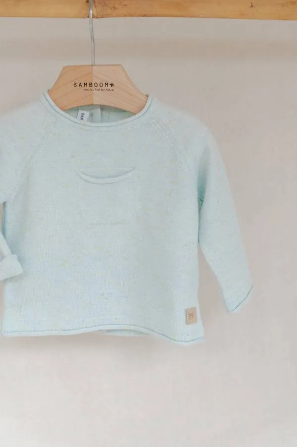 Maillot de manga larga para niño - Azul claro 03 - Imagen 2