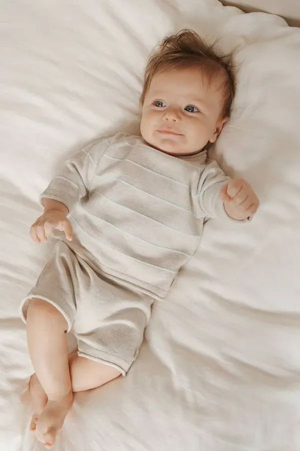 Jersey de rayas niño/niña - Azul claro 03 - Imagen 4