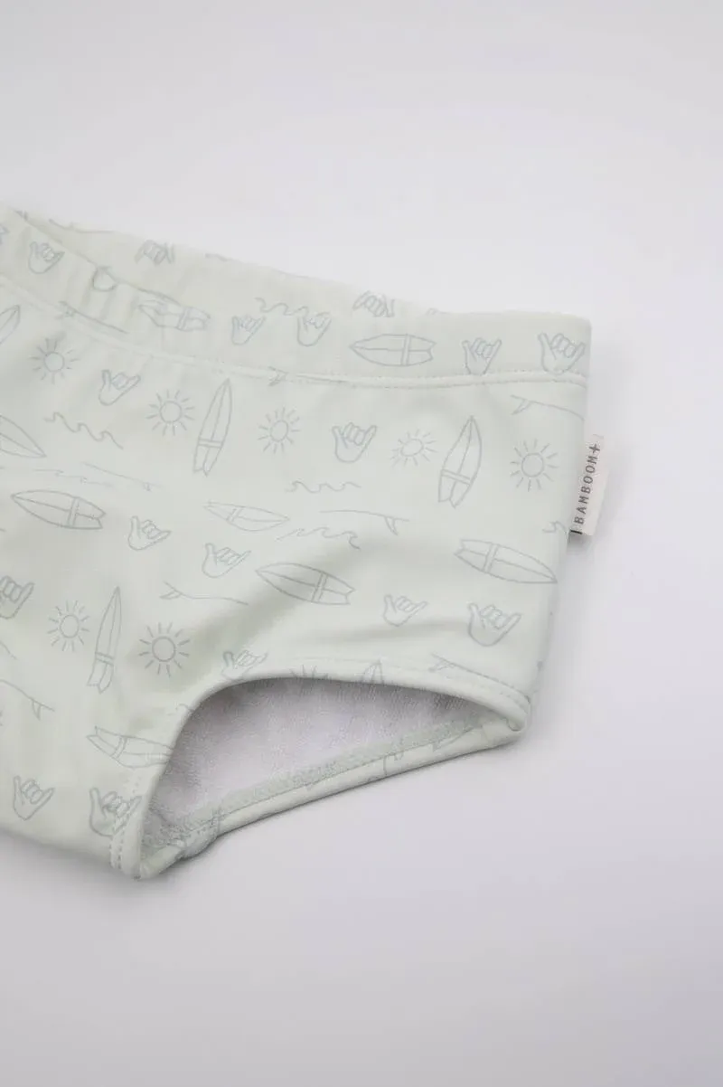 Traje de baño pañal resistente al agua UV50+ - SURF PRINT BOY 237 - Imagen 3