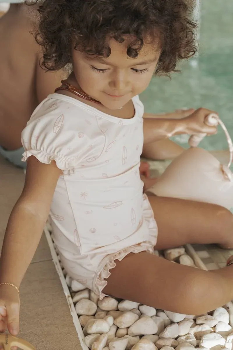 Bañador con los hombros cubiertos - SURF PRINT GIRL 235 - Imagen 5