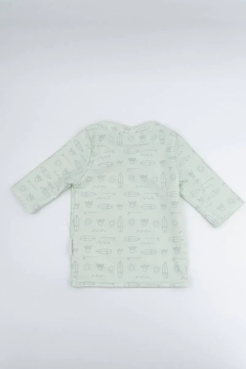 Camiseta de manga 3/4 UV50+ - Niño - SURF PRINT BOY 237 - Imagen 2