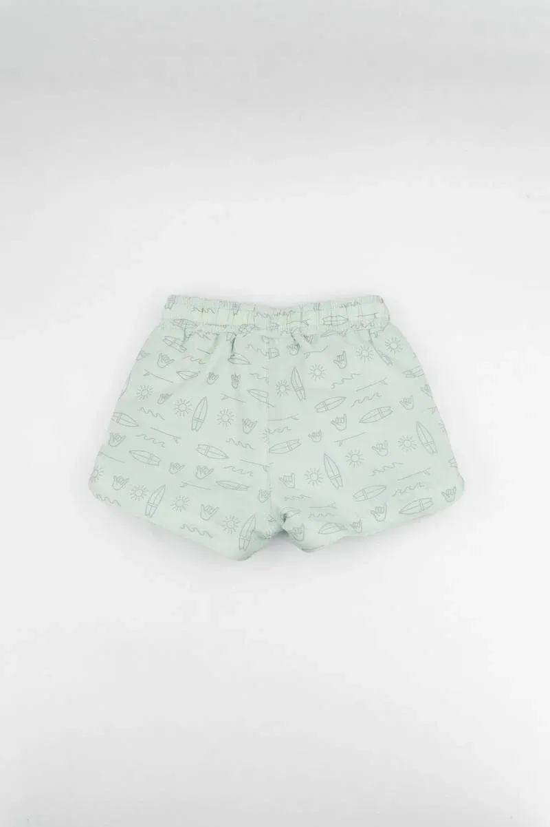 Pantalón corto UV50+ Niño - SURF PRINT BOY 237 - Imagen 2